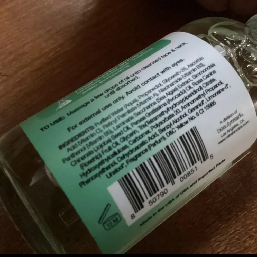 Vitamins and Sea Beauty Rejuvenating Face Serum Sea Kale Hyaluronic Acid